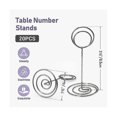 thumbnail image 4 of Table Number Holders 20Pcs - 3.35 Inch Place Card Holder Table Number Stands for Wedding Party Grad, 4 of 5