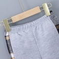 thumbnail image 5 of CAUYDY Kids Boy's Outfits Baby Toddler Button Plaid Long Sleeve Jacket and Elastic Waist Sweatpants 2 Piece Set Fall Winter Grey for Sizes 4-5 Years, 5 of 9