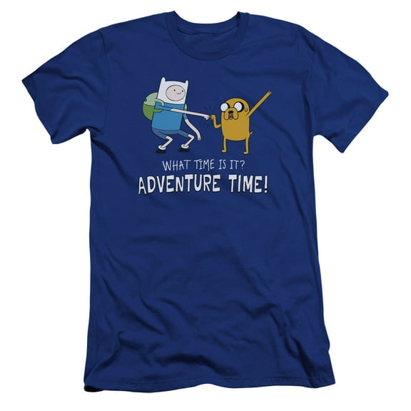 Adventure Time - Fist Bump - Premium Slim Fit Short Sleeve Shirt - XX-Large
