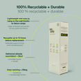 thumbnail image 3 of Iris + Arlo Wall-Mounted Pads Dispenser Pre-Filled with 100% Organic Cotton Panty liners (100 Count), 3 of 8