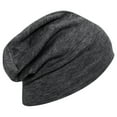 thumbnail image 3 of OTTO CAP 11 3/4" Comfort Slouch Beanie, Heather Black, 3 of 3