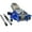 Black+Silver, variant on 3 Ton Floor Jack with Dual Piston Pump for Fast Lifting, Heavy Duty Car and Truck Jack with 75-505mm Range, Blue and Silver