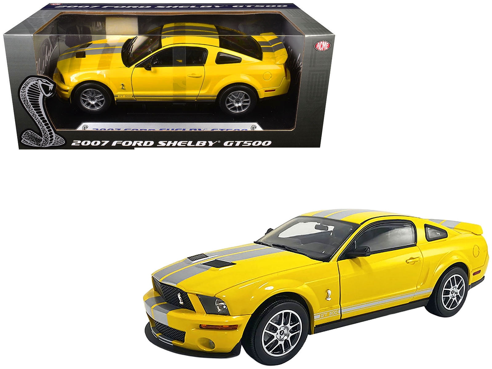 Ford Mustang Mach I Street Fighter 1969 - Modèle Réduit Acme 1:18 En Métal, Vert, OVP