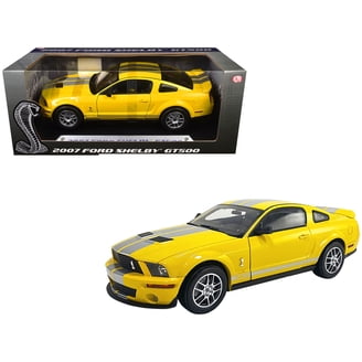 Metallic Red with White Stripes 1 by 18 Scale Diecast Model Car