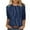 Navy, variant on Floral Tops for Women Loose Fit Casual Fall 3/4 Lenght Sleeve Crewneck Graphic Tunic T-Shirts Lightweight Dressy Pullover Blouse Navy XL