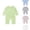 Green, variant on VOUZZA Baby Onesies Girl Modal Solid Long Sleeve Spring Summer Toddler Sleep One Piece Newborn Infant Pajamas Footless Footie Pjs Jumpsuits Rompers