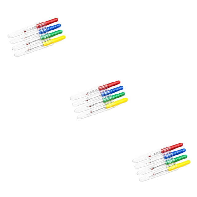 Yuarrent Paquete de 4 DIY Seam Craft Stitch Unpicker bordado dobladillos hilo quitar eliminación punto de cruz accesorio suministros de costura Type1 NO1 Yuarrent CBP083663