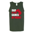 thumbnail image 2 of Wild Bobby,Dad by Day Gamer by Night Funny Gaming Dad Gift, Father's Day, Men Graphic Tank Top, Forest Green, 3XL, 2 of 3