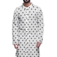 thumbnail image 2 of Atasi Kurta Pyjama Imprimé pour Hommes Style Asymétrique Vêtements d'Été Décontractés, 2 of 2