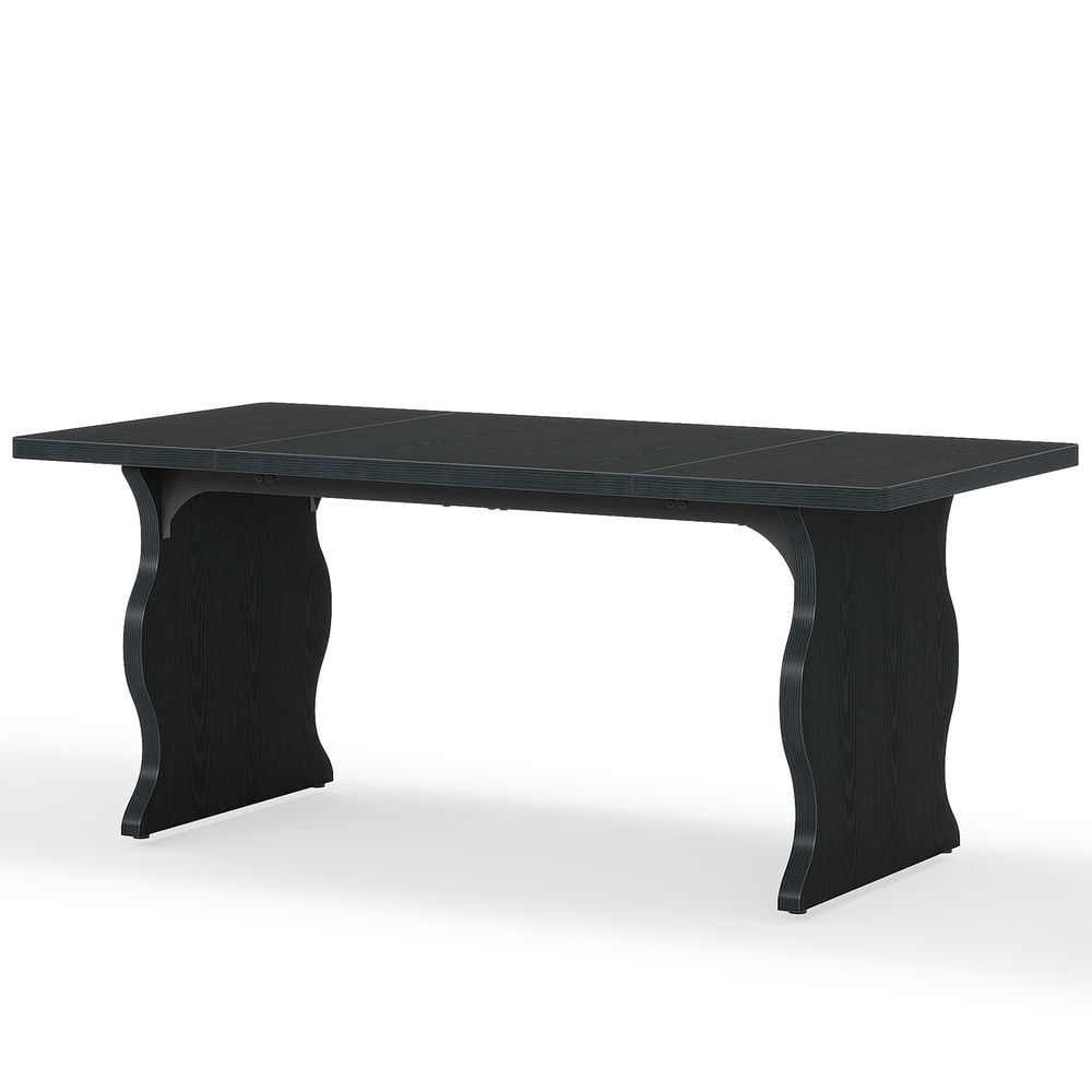 Spaco 63-Inch Large Executive Desk, Sturdy Computer Desk Conference Table, Desk for Indoor as Home, Office, Black