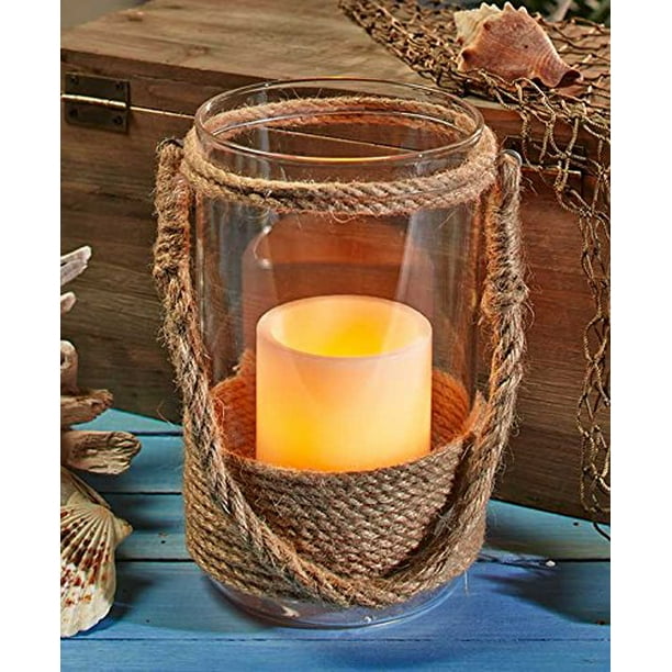 Nautical Rope Candle Lantern (Large)