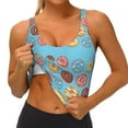 thumbnail image 4 of Naloa Cute Donut Sports Bras for Women, High Support Bra with Removable Pads, Comfortable - XX-Large, 4 of 9