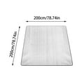 thumbnail image 2 of 200x200CM Aluminum Foil Camping Mat Insulation Warm Foam Sleeping Mat Foldable for Outdoor Camping Picnic, 2 of 7