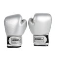 thumbnail image 1 of 2 Pcs Gants d'Entraînement de Boxe en Cuir pour Enfants (Blanc), 1 of 5