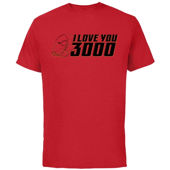 Marvel Avengers: Endgame "I Love You 3000" Helmet Highlight - Short Sleeve Cotton T-Shirt for Adults - Customized-Red