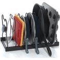 thumbnail image 1 of pleHouseware 5 Tier Pan Organiser Rack for Kitchen Cabinet and Counter, Chrome Black, 1 of 1
