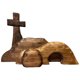 thumbnail image 2 of Empty Tomb Easter Resurrection, 9in Easter Resurrection Scene Set, Easter Scene Wooden Decor, The Empty Tomb Easter Tray Set, Wooden Easter Tomb Spring Christian Figurine for Home Office, 2 of 6