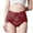 Wine, variant on NAFUU Women's Underwear Lace Panties Womens Sexy Lace Panties Tummy Control High Waisted Full Coverage Panties Ladies Briefs Full Coverage Panties