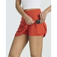 thumbnail image 3 of Real Essentials 4 Pack: Women's Ribbed Active Skort Pockets Skirt Running Tennis Golf Workout Sports (Available In Plus), 3 of 6