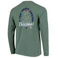 thumbnail image 3 of Men's  Green Arizona Wildcats Comfort Colors Merry Christmas Tree Long Sleeve T-Shirt, 3 of 3