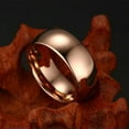thumbnail image 4 of EOEMY Silver/Gold/Rose Gold 8mm Tungsten Steel Wedding Band Men/Women'S Ring Size 5-13, 4 of 9