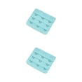 thumbnail image 1 of Minnieouse Correa de extensión sujetador extensor hebilla 3 accesorios de gancho abrazadera elástica Clips ajustables reemplazo 3 filas para azul brillante 2piezas, 1 of 6