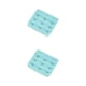 thumbnail image 1 of Qarigey Correa de extensión Extensores de sujetador Hebilla 3 Accesorios de gancho Abrazadera elástica Clips ajustables Reemplazo 3 filas azul brillante 2piezas, 1 of 6