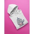 thumbnail image 3 of Birthday Cake Kitten Hoodie Women -SPIdeals Designs, Female 5X-Large, 3 of 4