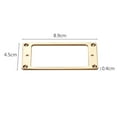 thumbnail image 2 of Yeacher 2pcs Pickup Mounting Rings for Humbucker Pickups Cover Frame Set Replacement for LP Guitars, 2 of 6