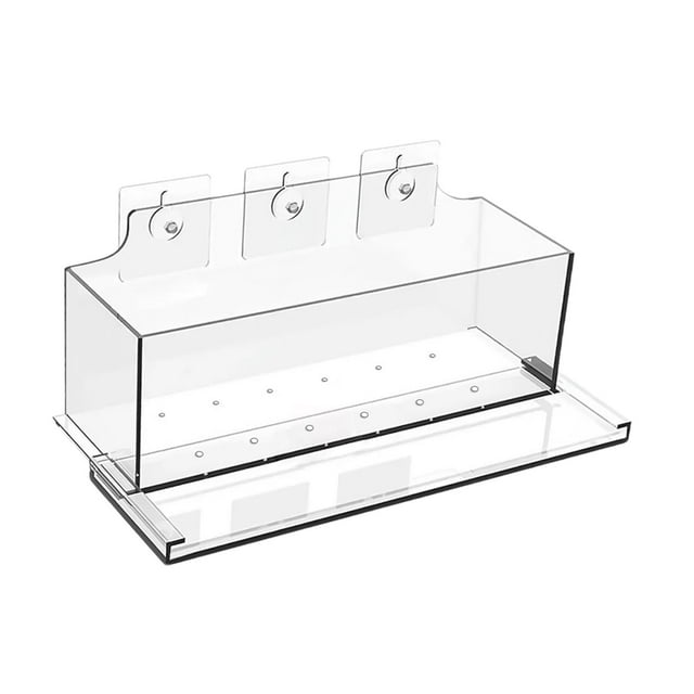 DOLITY Clear Plant Pot Home Decor Windowsill Planter Box for Office Patio Courtyard