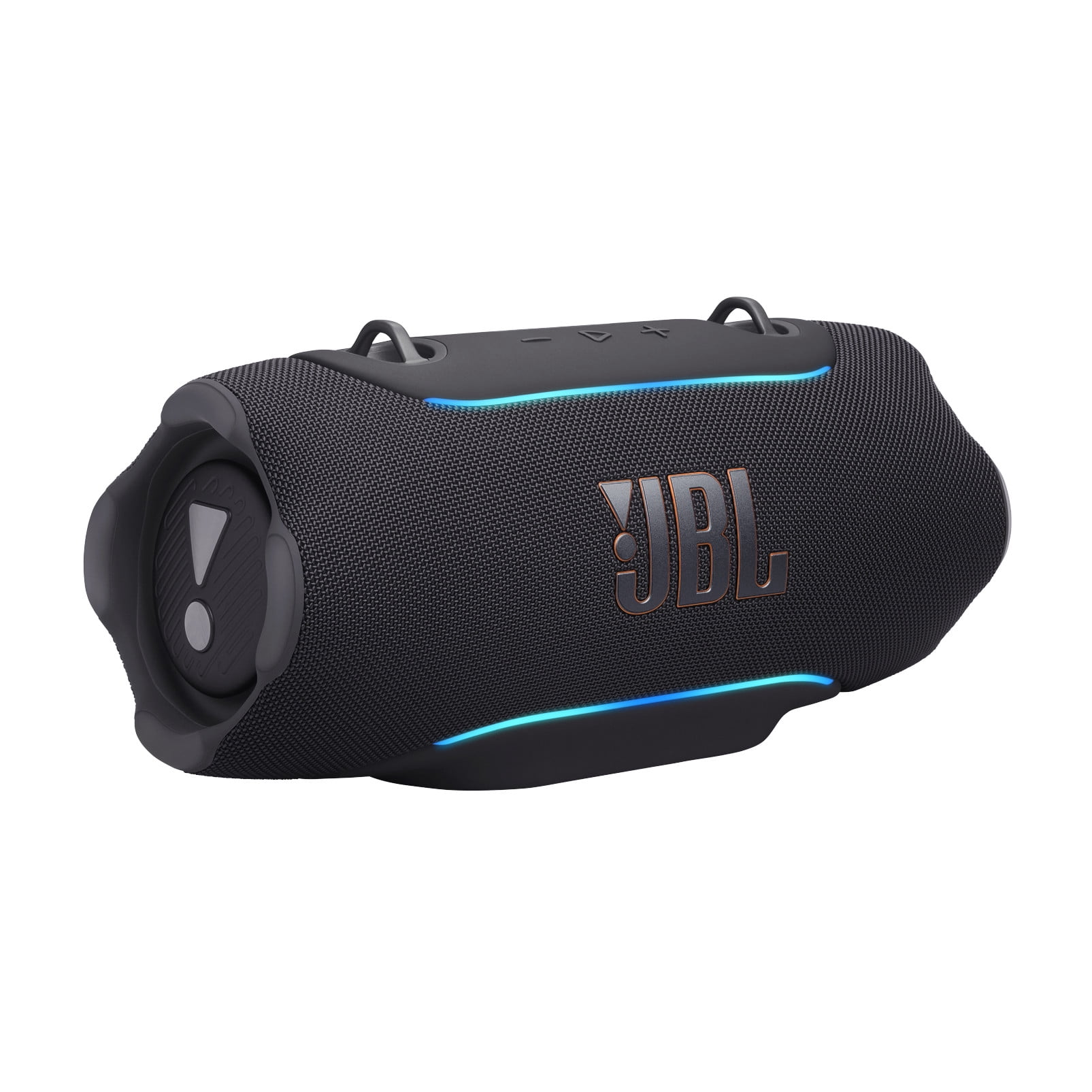 JBL Xtreme 5 - Portable waterproof speaker with massive legendary JBL sound, ambient edge lighting, and a convenient shoulder strap - Black