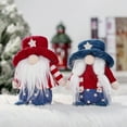 thumbnail image 5 of 1/2 Pack Patriotic Gnome Doll 4th of July Gnomes Handmade Plush Fourth of July Gnome Decorations for Home, Scandinavian Tomte Folklore Gnome Kitchen Tiered Tray Decorations, 5 of 7