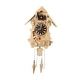 thumbnail image 2 of Reloj de cuco de madera, timbre horario, reloj de péndulo decorativo, decoración para Estilo E, 2 of 8