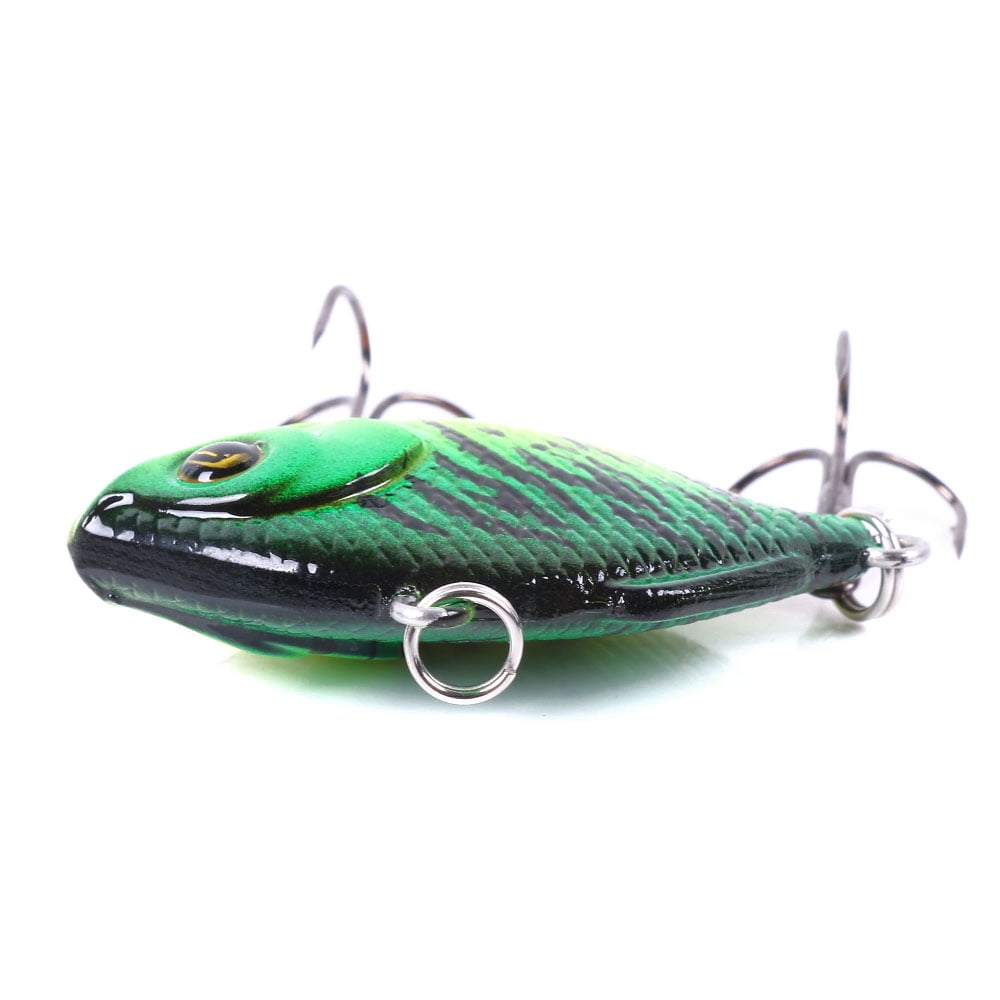 HENGJIA 8PCS Fishing Lures, Lipless Crankbaits for Bass, Minnow VIB Lifelike Hard Baits Sinking Fishing Jigs for Freshwater and Saltwater Bass, Trout, Walleye
