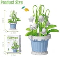 thumbnail image 6 of Remocguys Flower Building Blocks Set Lily of the Valley for Adults Not Compatible with Lego 105 Pcs, 6 of 7