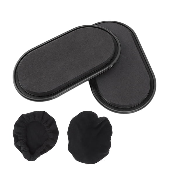 Gliding Disc, Usage Body Coordination Feet Lightweight Exercise Gliding Disc Harm Free Hands For Home Black