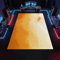 thumbnail image 4 of Ombre Orange Brown Rug 2x3 Small Area Rugs Vintage Gradient Brown Rugs Non Slip Machine Washable Indoor Throw Carpet for Living Room Bedroom Study Office Entrance Foyer, 4 of 7
