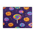 thumbnail image 5 of Yayeee Area Rugs for Living Room 5.2'x4' Non Slip Washable Bedroom Floor Carpet, Candy Carnival, 5 of 6