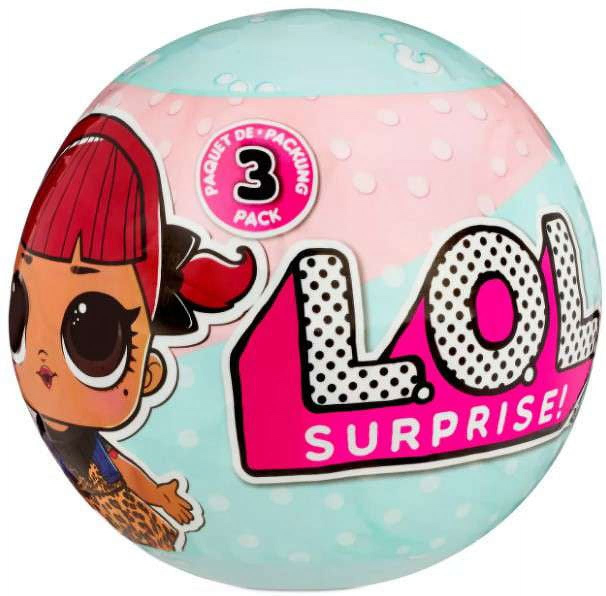 LOL Surprise Family Tots Cherry Mini Fashion Doll 3-Pack (Cherry, Ace & Lil Sister Cherry)