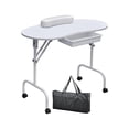 thumbnail image 1 of Mesa de manicura portátil perfecl con bolsa de transporte y cajón grande, 1 of 8