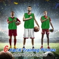 thumbnail image 5 of Scrimmage Training Vest 17x11" Soccer Jersey Sport Team Pinnies, Green 6 Pack, 5 of 7