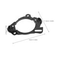 thumbnail image 2 of CRAFTHROU 1Par Anillo Adaptador Para De Auto En Plástico Negro Para Montaje Y Reparación De Puertas, 2 of 8
