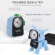 thumbnail image 4 of Reloj Despertador Para Niños, Robot De Dibujos Animados, Perro, Reloj De Escritorio, Juguete Reversible Divertido, Reloj Despertador Para Dormitorio, Relojes De Aguja De Escritorio De Viaje Inevent HA025739-01, 4 of 5