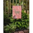 thumbnail image 2 of Carolines Treasures BB7916GF Llama Pink Check Garden Flag, 2 of 3