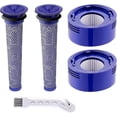 thumbnail image 1 of Filter For Dyson, Replacement Filter For Dyson V8 V7, 2pcs Pre Filter For Dyson V6 V7 V8, 2pcs Post Filter For Dyson V7 V8 With Cleaning Brush Accesso, 1 of 5