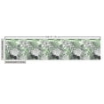 thumbnail image 3 of Ambesonne Floral Fabric by the Yard Upholstery, Monochrome Tropic Foliage, 5 Yards, Pale Green Grey and White, 3 of 5