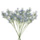 thumbnail image 1 of Uxcell 12Pcs Flores Artificiales Falsas a Granel, Ramo de Flores Artificiales de PU con Tallos, Azul Claro, 1 of 6