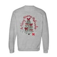 thumbnail image 3 of Women's  Heather Gray Nebraska Huskers Classic Merry Christmas Tree Crewneck Sweatshirt, 3 of 3