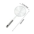 thumbnail image 3 of WUXIAB 5.11”Kitchen Strainer Stainless Steel,Spoon For Cooking And Frying,Kitchen Gadgets Wire Strainer Pasta Strainer Skimmer,Versatile Stainless Steel Strainer,Wire Strainer Strainer Spoon, 3 of 5