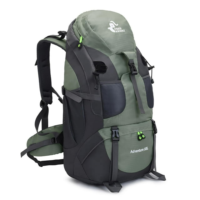Mochila de Senderismo Bseash 50L Resistente al Agua y Ligera